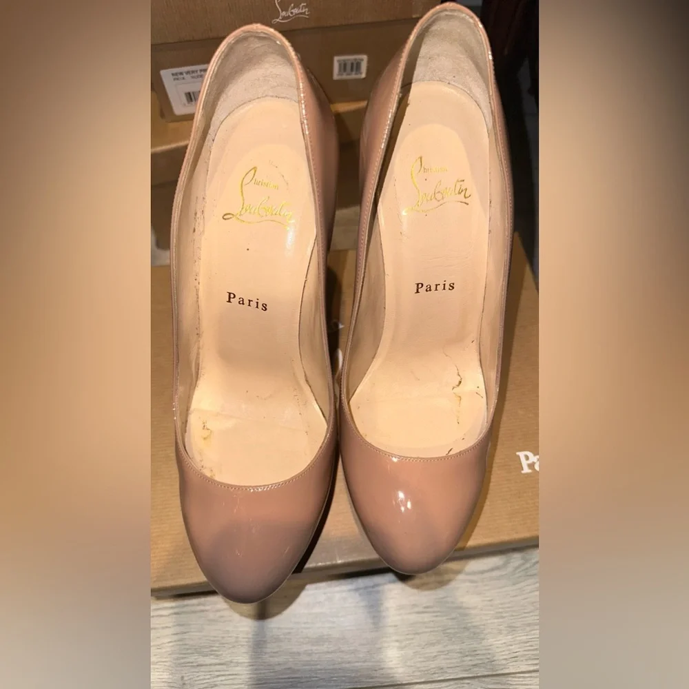 Christian Louboutin BIANCA 140 PATENT CALF - Picture 8 of 11